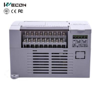 China WECON LX3VP PLC 14 input and 12 transistor output programmable remote control PLC with ECAM function 64K for sale