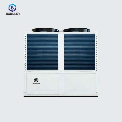 China Outdoor 100KW 200KW DC Inverter R410A heat pump heating equipment that heats air to water suitable for the hotel and swimming pool for sale