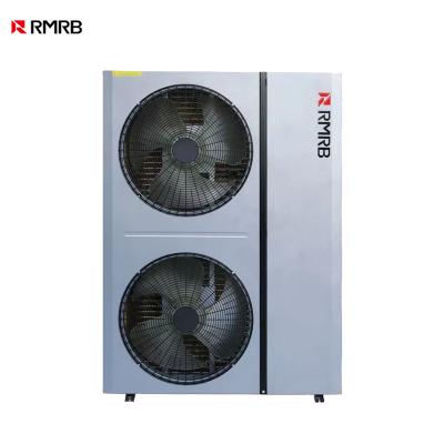 China Outdoor EVI Mitsubishi compressor DC inverter water heater heat pump integral air source R32 R410A 12KW 16KW 18KW heating system for sale