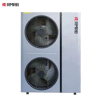 China Outdoor Mitsubishi DC inverter double-rotor compressor R32 heat pump house heating system for sale in Poland and Italy for sale