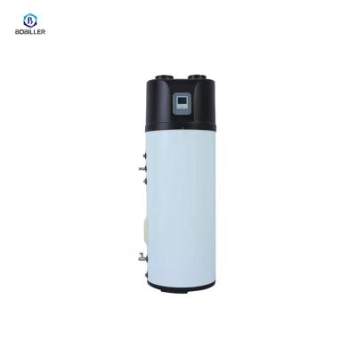 China Outdoor BOBILLER All-in-one heat pump air source for home heating and cooling hot tub low energy 150L 200L 300L water tank for sale