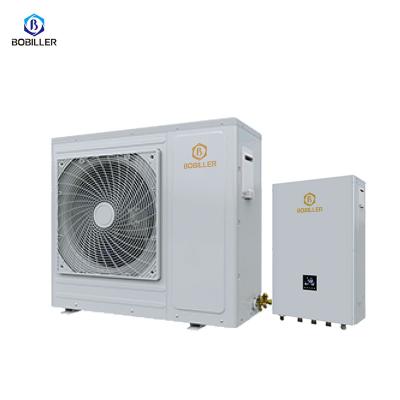 China Outdoor BOBILLER  DC Inverter of compressor 10kw 12kw R32 R410A  Europe split heat pump inverter air to water bombas de calor for sale