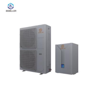 China Outdoor bobiller16KW 18KW 20kw split Heat Pump with water pump R410 R32 Heatpump air to water Inverter Heat Pump air water split system for sale