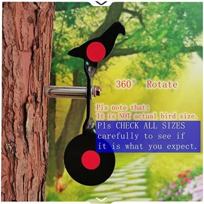 China METAL Spinner Air Gun Target Plinking Target Bird Airgun bb air gun screw type steel target for sale