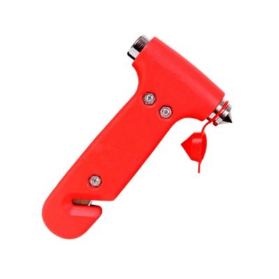 China ABS+Steel Rescue Tool Car Emergency Escape Window Breaker and Steel Seat Belt Cutter ABS Safety Hammer for sale