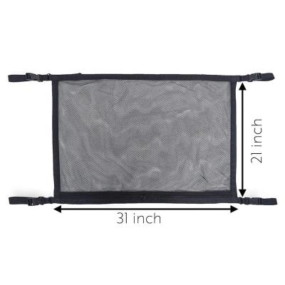 China beach & Vacation Polyester Mesh Car Back Seat Organizer 31*21INCH Hanging Car Storage Bag for sale