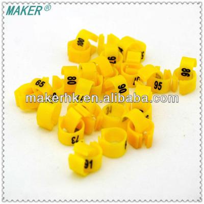 China Viable MANUFACTURER plastic ring for pigeon, pigeon foot ring for sale