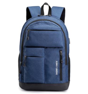 China With USB Large Capacity Men's Fashion School Students Laptop Bag Filling Backpack for sale