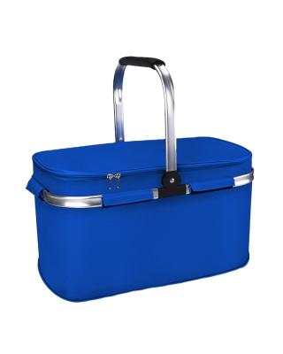 China Wholesale Customized Travel Insulated Picnic Folding Bag Large Capacity Waterproof Cooler Bag Picnic Basket for sale