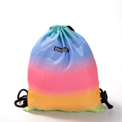 China Shopping Bag Fashion Basketball Pull String Gift Bags Printing Oxford Logo Organza Drawstring Bags Custom Backpack for sale