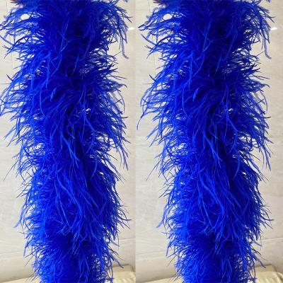 China Directly factory supplying fluffy 2 yards ostrich feather boa 1~20ply ostrich boa bulk cheap for wholesale for sale