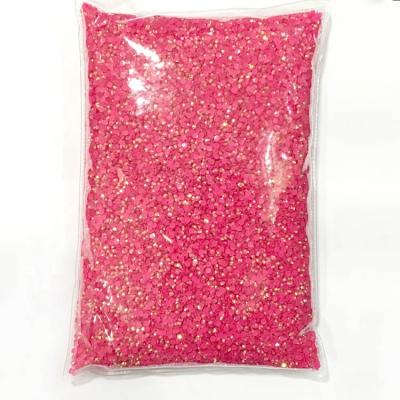 China Bulk Nail Art Decor Charm Color ab Crystal Drill 3D Candy Flat Bottom Rhinestone Nail Jelly Drill 2mm Flatback Pack for sale