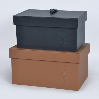 China Multifunctional soft decoration room belt storage box storage box sample room cloakroom decoration decoration model box for sale