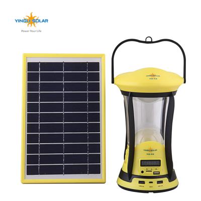 China Garden Factory Price Shenzhen Stock Solar Kits Portable Led Rechargeable Solar Lanterns for sale