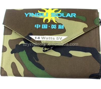 China New product designed Yingli 7w folding solar charger bag solar usb charger bag for macbook SZYL-SFP-07 for sale