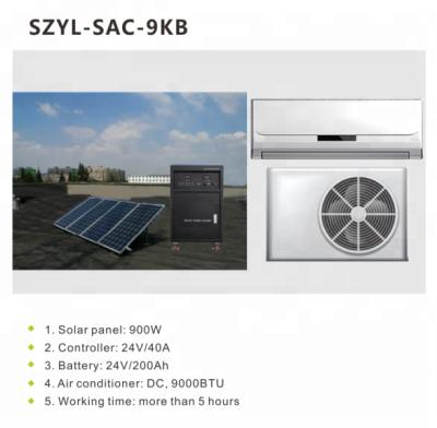 China 2020 Commercial Yingli Solar Air Conditioning 24000BTU Solar Air Conditioner with Solar Panel from China for sale