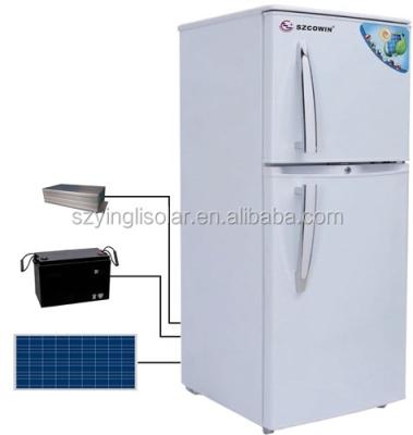 China Hot Sale 449*464*500 DC Energy Saving Solar Fridges Freezers for sale