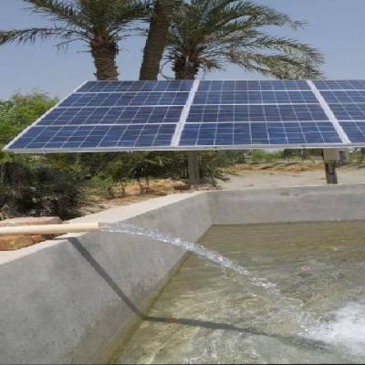 China Solar Water Pumping System 30hp Solar Deep Well Irrigation Pump 22KW Deep Well AC Solar Water Pump for sale