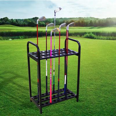 China Viable Outdoor Metal Golf Club Standing Storage Rack Indoor Display Storage Rack for sale