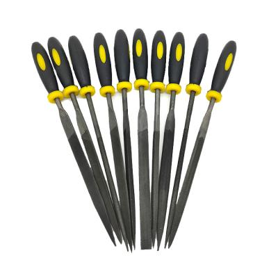 China DIY Tools Mini Rubberized Soft Precision Steel File Set for Ceramic and Plastic for sale