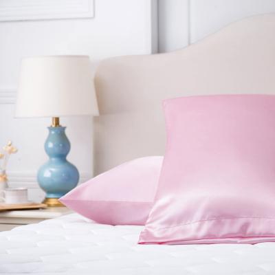 China NEW Silk+COPPER ION+Polyester Anti Acne Anti Bacteria Soild Material Pillow Case for sale