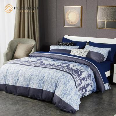 China Anti Dust Mite Flourish Custom King Size Bohemian Bedding ODM Cotton Duvet Cover Set OEM TENCEL Comforter Fabric Luxury Blend Bedding for sale