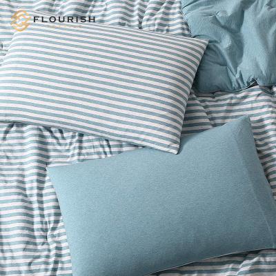 China Anti Dust Mite Flourish Luxury Brand European Winter Comforter Duvet Covers Bedding Sets Knitted Cotton Sheets Bedding Sets for sale