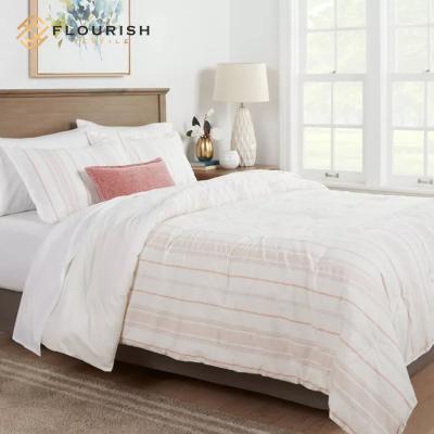 China Anti Dust Mite Flourish OEM ODM Polyester Bed Set King Size Bedding Set Polyester Wholesale Bedding Set Four Pieces for sale