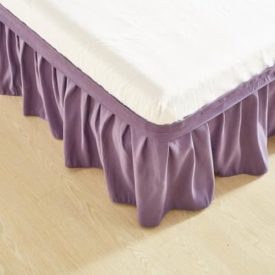 China Modern Flourish High Quality Bed Skirt 4 Piece Cotton Sheet Fitted Skirt Cover Set for sale