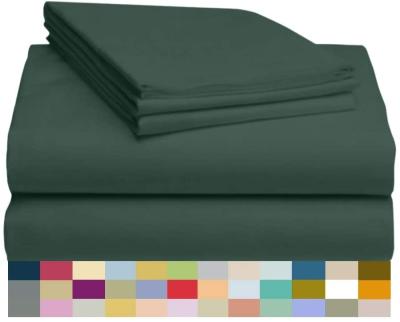 China Hotel Flourish OEM Color Drap De Lit Organic Sabanas De Cama Fitted Sheets In High Quality Multi Bamboo for sale