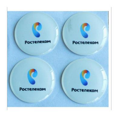 China Factory price custom cheap hot sale waterproof hologram logo dome resin waterproof printing epoxy sticker for sale