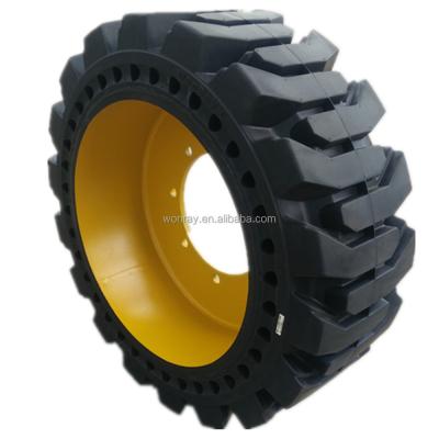 China Haulotte h18sx solid wheel scissor lift solid tire wheels 10-16.5 10x16.5 for sale