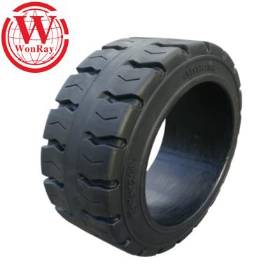 China Trailers Hot Sale Solid Tire 18x7x12 1/8 Heavy Duty Skid Resistance Adhesive Pattern for sale