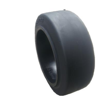 China Industry Factory Wholesale Price Solid Tire Metal Rim Coated POB Tape Airless Rubber Tires for sale