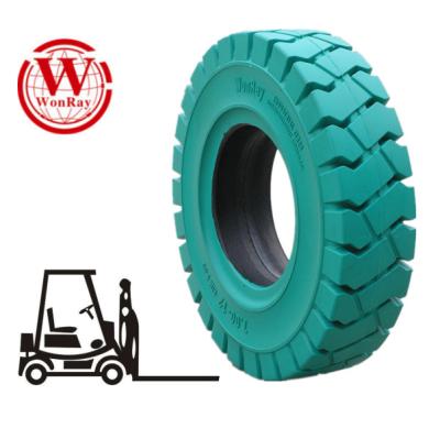 China Self-Locking Tire Forklift Hotels Pneumatic Forklift Attachment Solid Tire 23x10-12 for sale