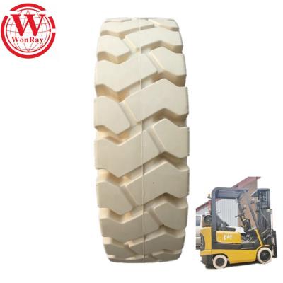 China New China Indoor Cheap Solid White Non Marking Forklift Tires 500-8,650-10,700-12,28x9-15,815-15 for sale