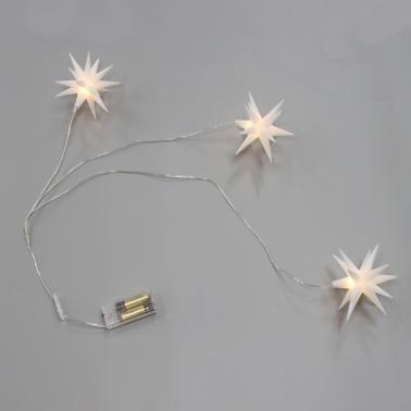 China TRENDECOR String Lights Christmas Lights, 3 Sets Mini White Starburst Battery Operated LED Lights for Home Decoration Christmas String Lights for sale