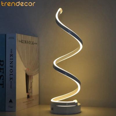 China Home Decoration Trendecor Home Decoration Led Lamp, Bedroom Light, Battery Operated Warm White Modern Led Neon Iron Table Lamp for sale