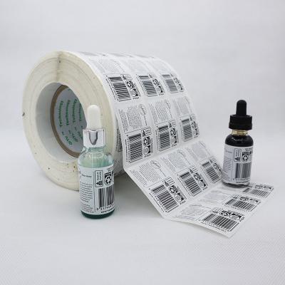 China Eco-Friendly& Washable Custom Hologram Label Can Label Waterproof Adhesive Packaging Sticker Package Sticker Label Printing for sale