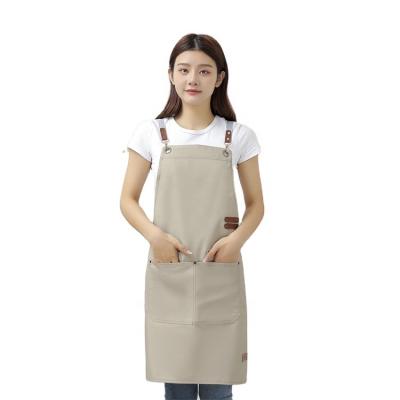 China Black plastic cleaning apron for bartender for sale