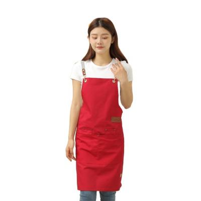 China African woman in apron cleaning flower canvas for sale