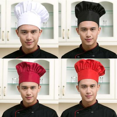 China Comfortable Cotton Material Adjustable Perimeter Head Excellent Quality Adult Chef Hat For Restaurant for sale