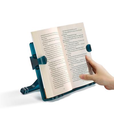 China Adjustable Adjustable Angle Book Stand Anti-myopia Book Holder Foldable Music Notebook Stand for sale