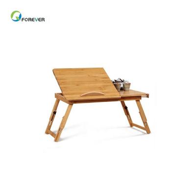 China Portable portable wooden folding table for laptop bed desk physical channels table coffee table for sale