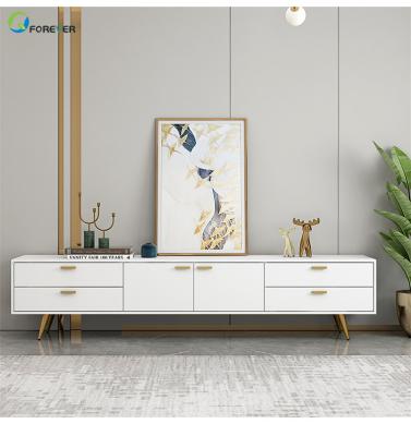 China Solid Wood Contracted Nordic TV Stand White TV Stand With Drawer For Small Living Room for sale