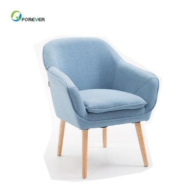 China Customizable Modern Minimalist Sofa Chair Nordic Single Lounge Fabric Leisure Chair Lazy Chair for sale