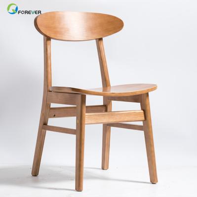 China Modern Minimalist Adult Home Dinette Nordic Dining Chair Solid Wood Panel Chair Office Chair Dining Table Chair for sale