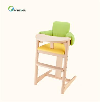 China Multi-functional wooden baby chair kids home children's chair solid wood restaurant dedicated baby dining chair for sale