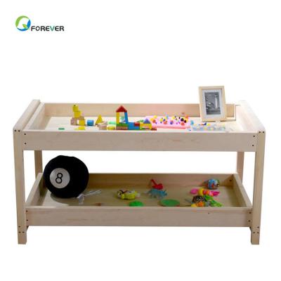 China Toy Storage Table Multifunctional Early Childhood Adjustable Game Table (The Other) Adjustable Wooden Table for sale