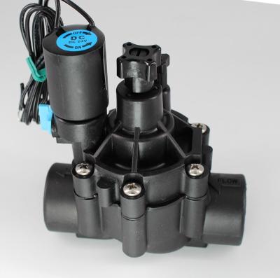 China 1.0-10.4 Bar Pressão de irrigação válvula solenoide Fluxo ajustável 9m3/h 1' Filamento à venda